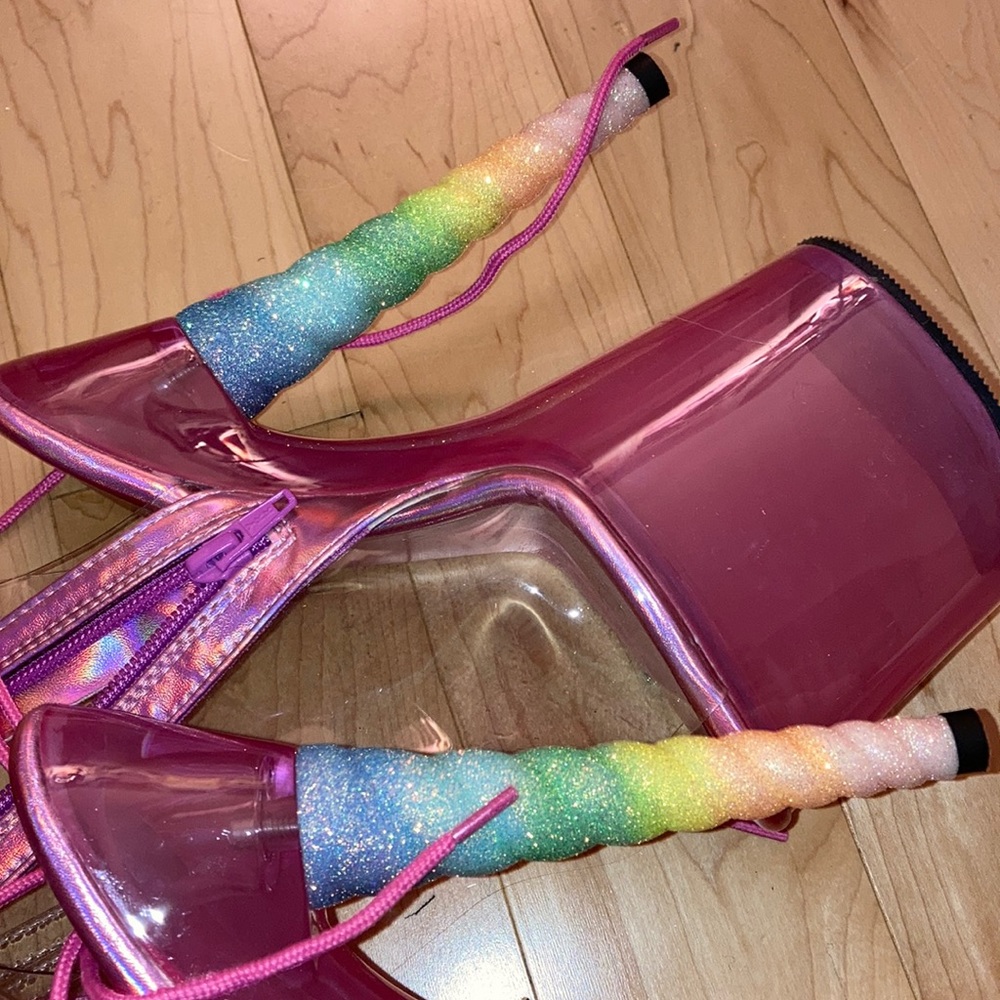 Dollskill Magic Dancer Unicorn Platform Heels - image 4